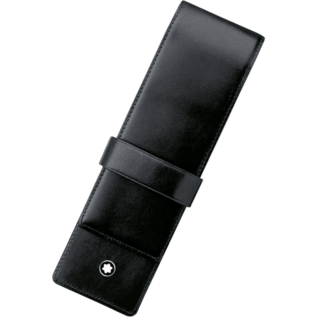 Montblanc Siena Pen Pouch - Smooth Black (2 Pen Slot) Montblanc Siena Pen Pouch - Smooth Black (2 Pen Slot)