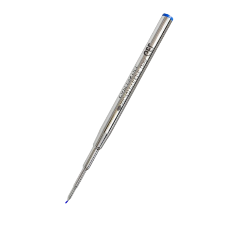 Monteverde Capless Gel Refill (to fit Montblanc) - Blue - Broad Point (1/pack)-Pen Boutique Ltd