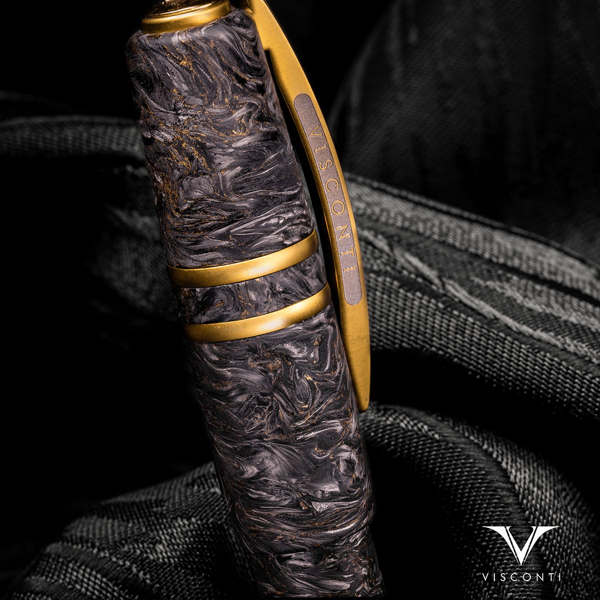 Visconti Homo Sapiens Rollerball Pen - Carbon Moiré (Limited Edition) - Pen Boutique Ltd