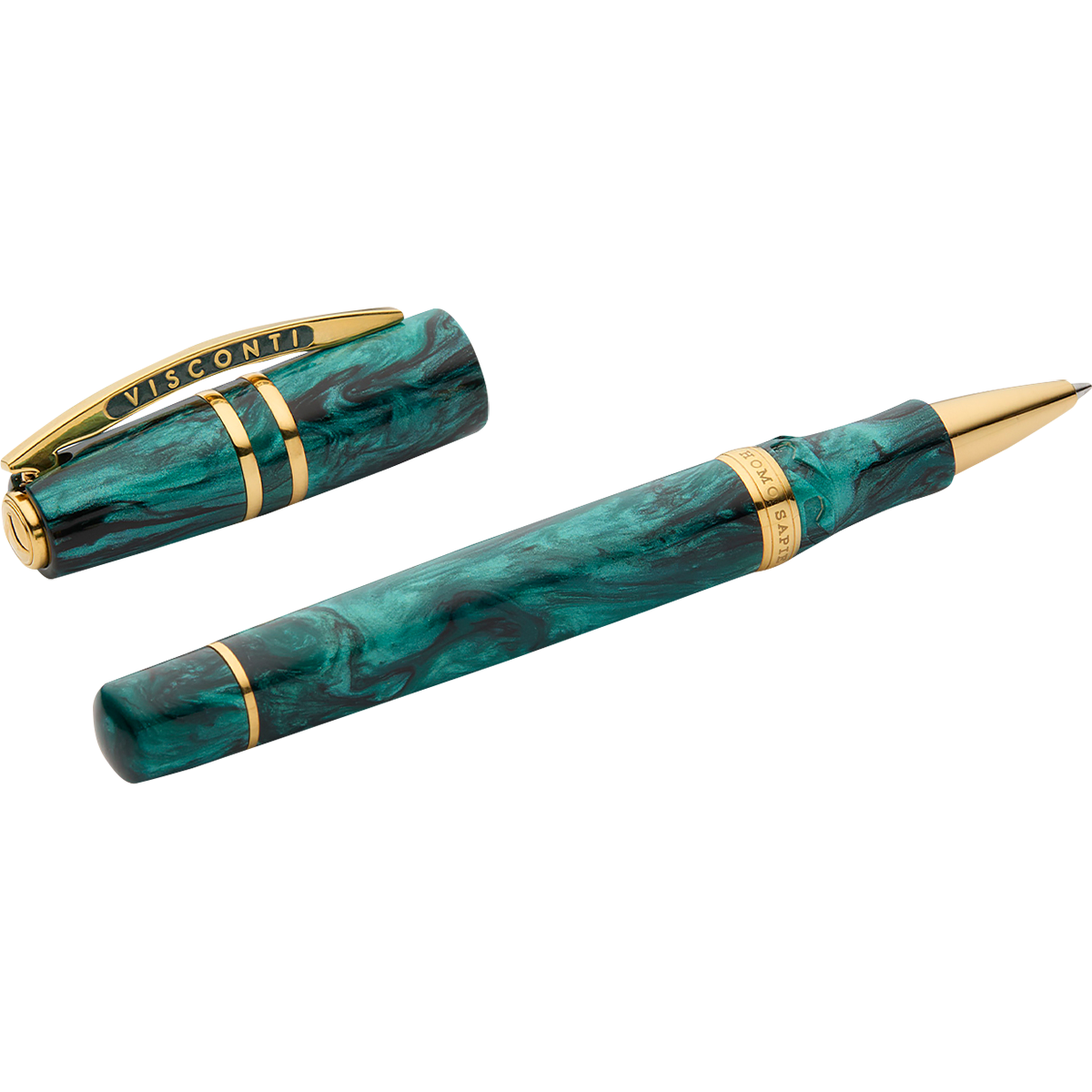 Visconti Homo Sapiens Rollerball Pen - Dark Emerald (Limited Edition)-Pen Boutique Ltd