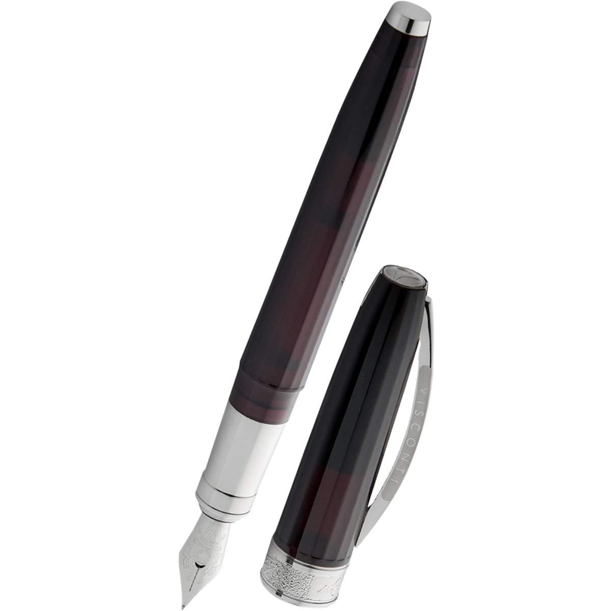 Visconti Michelangelo Fountain Pen - Black-Pen Boutique Ltd