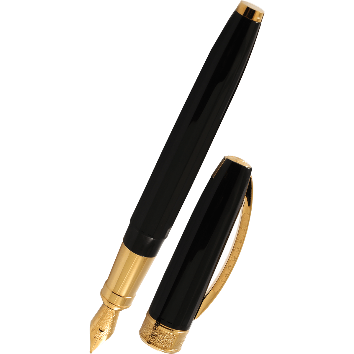 Visconti Michelangelo Fountain Pen - Black (Special Edition) - Pen Boutique Ltd