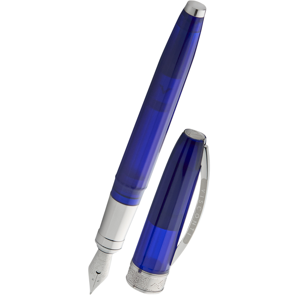 Visconti Michelangelo Fountain Pen - Blue-Pen Boutique Ltd