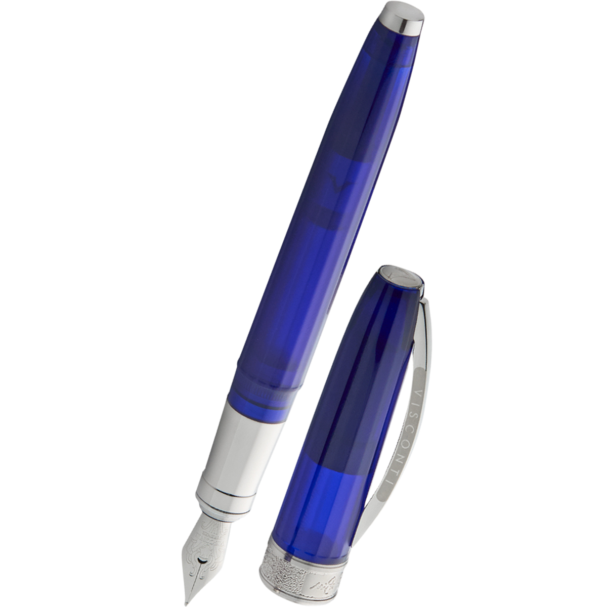 Visconti Michelangelo Fountain Pen - Blue-Pen Boutique Ltd