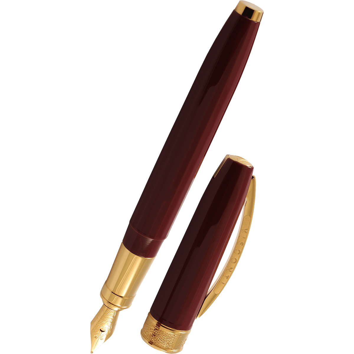 Visconti Michelangelo Fountain Pen - Bordeaux (Special Edition) - Pen Boutique Ltd