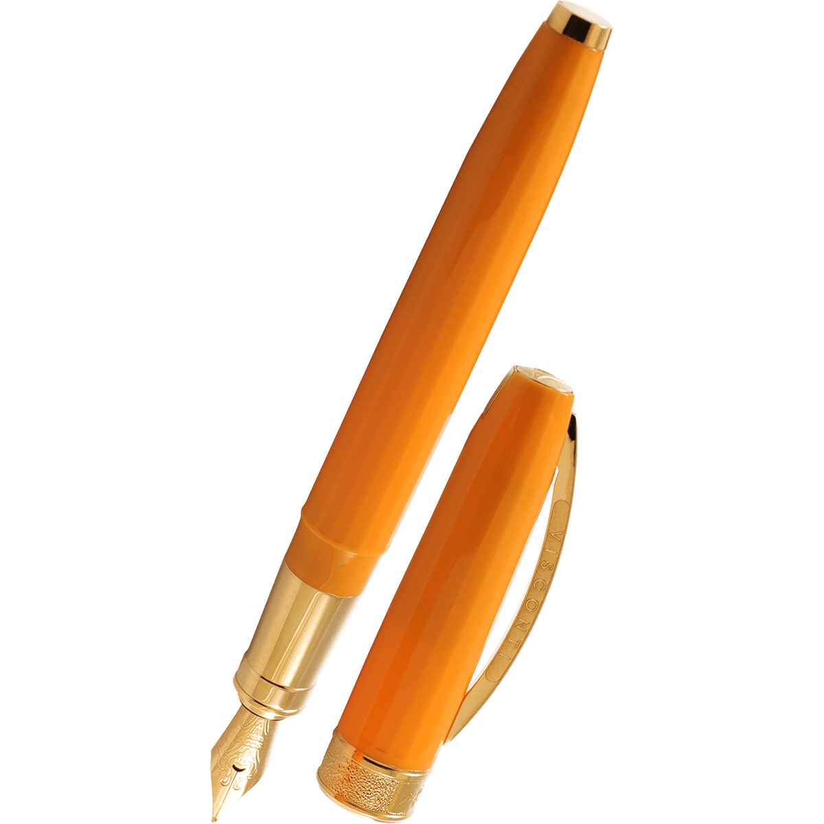 Visconti Michelangelo Fountain Pen - Orange (Special Edition) - Pen Boutique Ltd