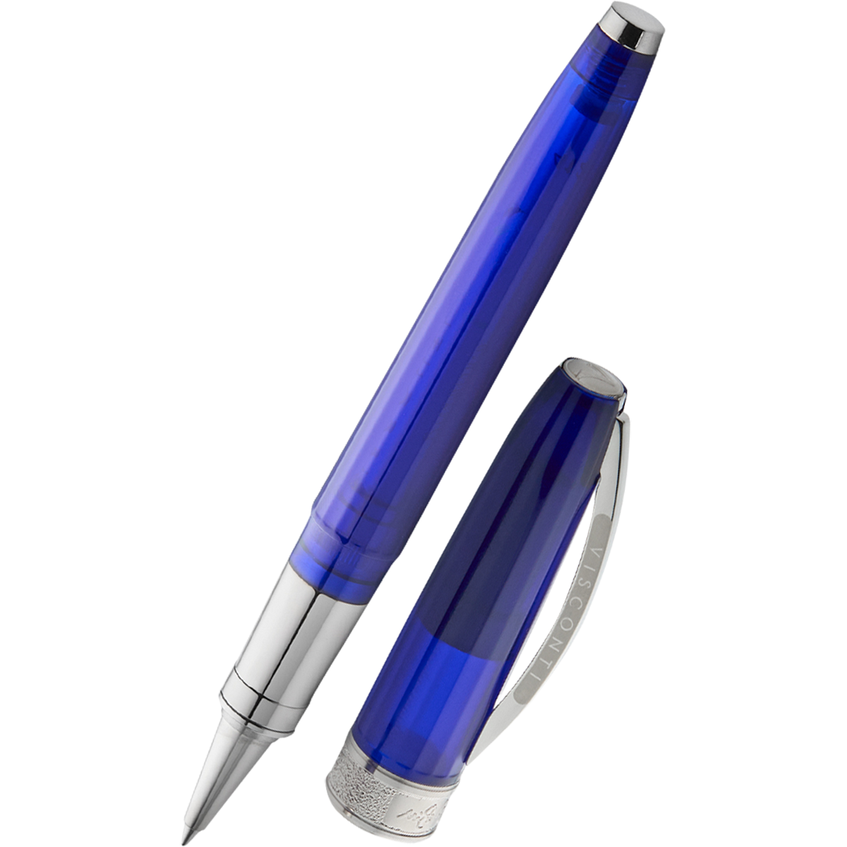 Visconti Michelangelo Rollerball Pen - Blue-Pen Boutique Ltd