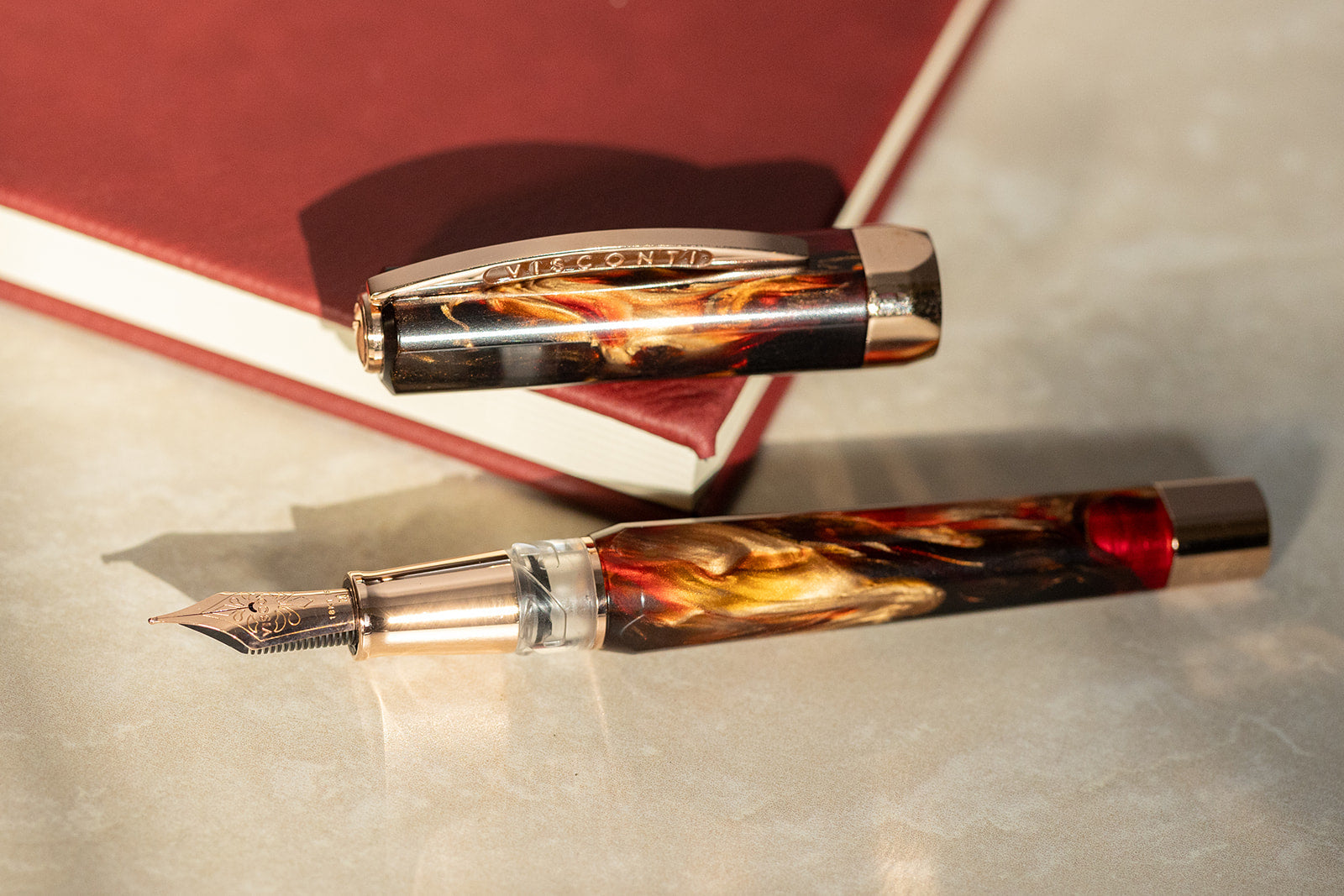 Visconti Opera Master Essence Fountain Pen - Firestorm (Limited Edition)-Pen Boutique Ltd