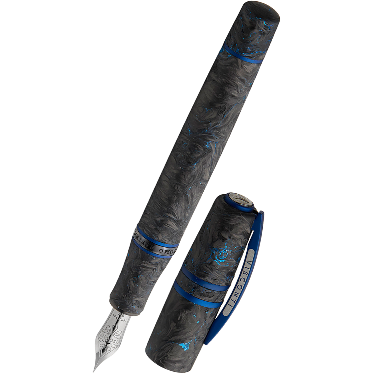 Visconti Homo Sapiens Fountain Pen - Carbon Abyssus - 18k Nib (Limited Edition)-Pen Boutique Ltd