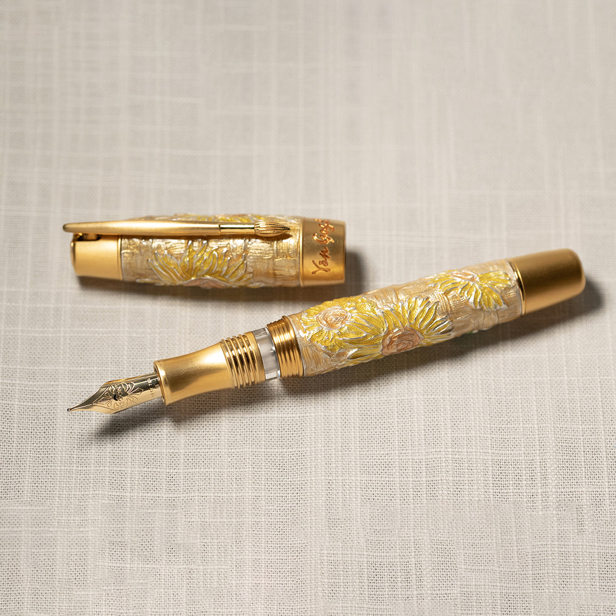Visconti Van Gogh Fountain Pen - The Dreaming Sunflowers (Limited Edition)-Pen Boutique Ltd
