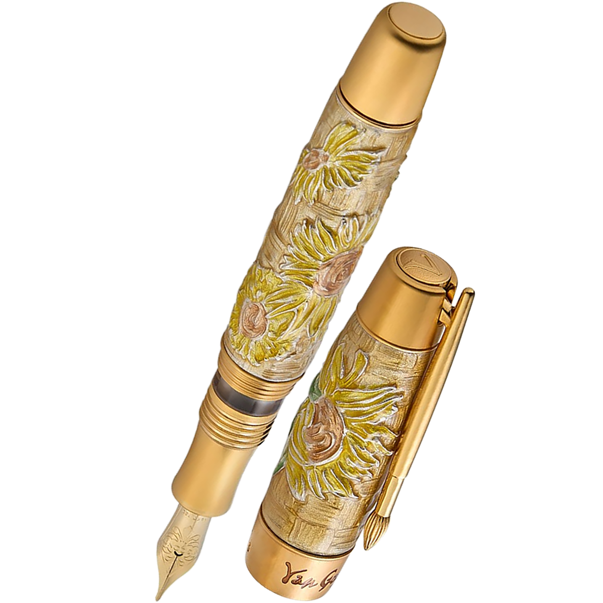 Visconti Van Gogh Fountain Pen - The Dreaming Sunflowers (Limited Edition)-Pen Boutique Ltd