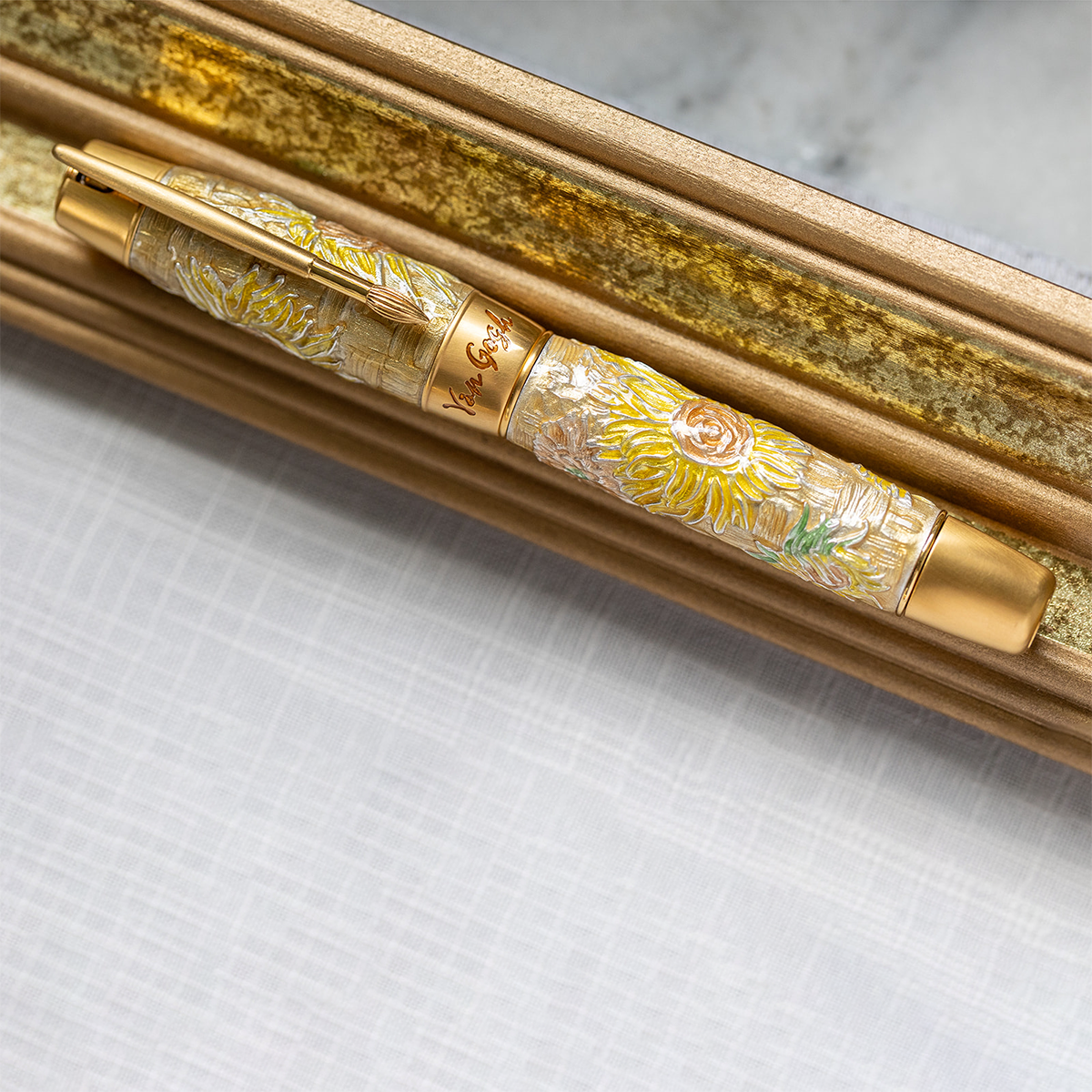 Visconti Van Gogh Fountain Pen - The Dreaming Sunflowers (Limited Edition)-Pen Boutique Ltd