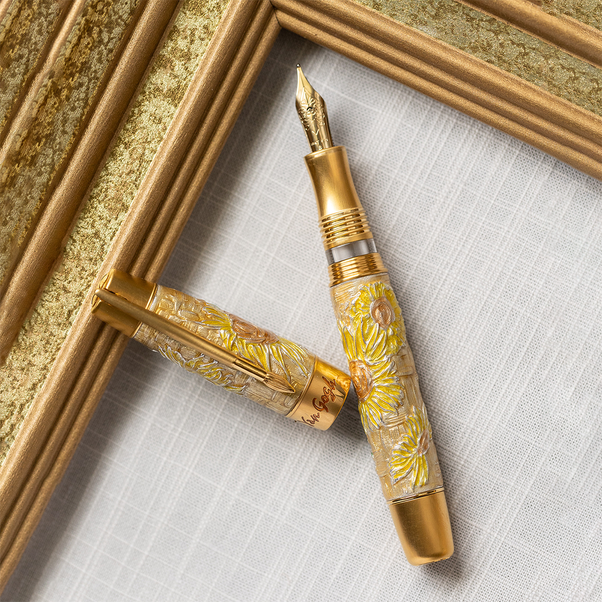 Visconti Van Gogh Fountain Pen - The Dreaming Sunflowers (Limited Edition)-Pen Boutique Ltd
