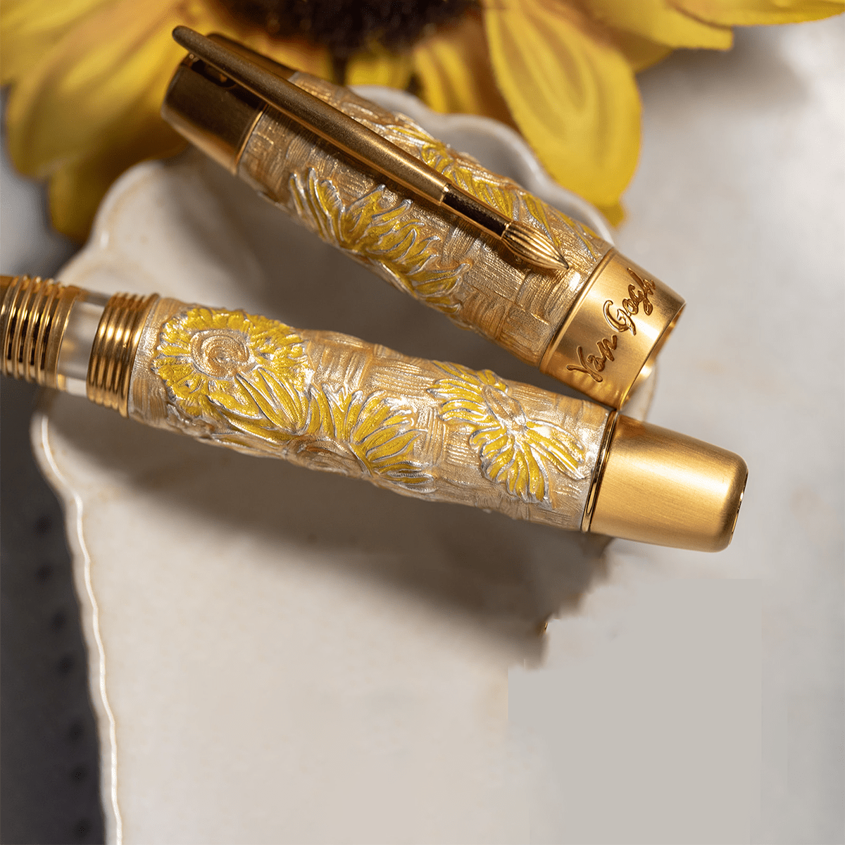 Visconti Van Gogh Rollerball Pen - The Dreaming Sunflowers (Limited Edition) - Pen Boutique Ltd
