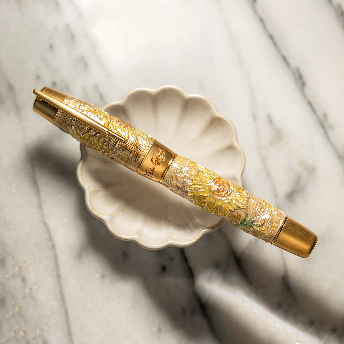 Visconti Van Gogh Fountain Pen - The Dreaming Sunflowers (Limited Edition)-Pen Boutique Ltd