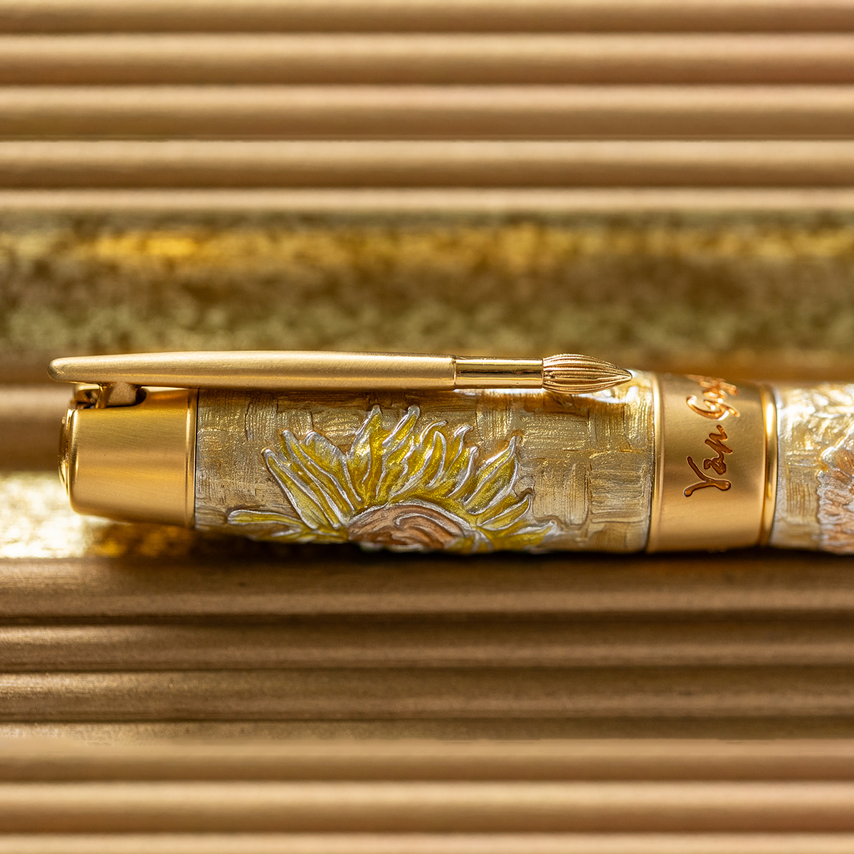 Visconti Van Gogh Fountain Pen - The Dreaming Sunflowers (Limited Edition)-Pen Boutique Ltd
