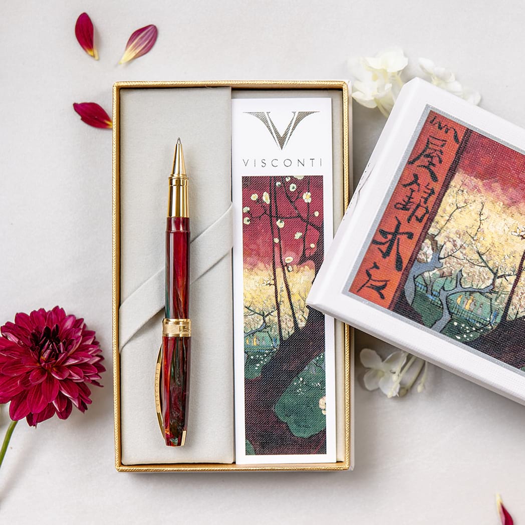 Visconti Van Gogh Rollerball Pen - Flowering Plum Orchard-Pen Boutique Ltd