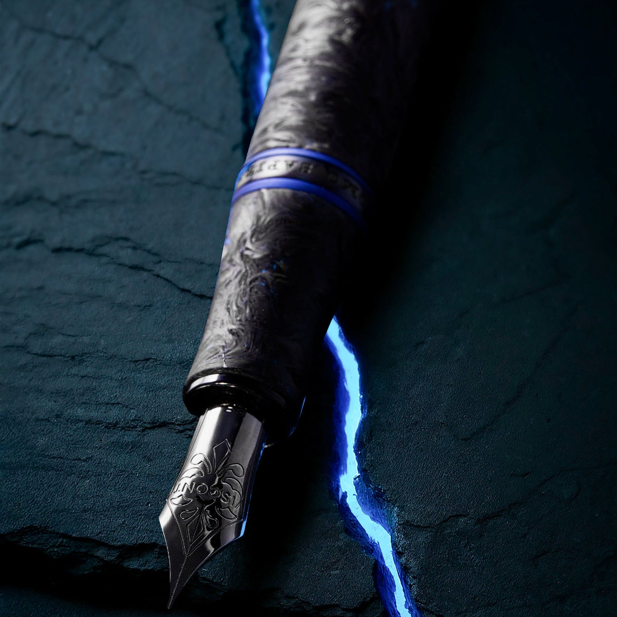 Visconti Homo Sapiens Fountain Pen - Carbon Abyssus - 18k Nib (Limited Edition)-Pen Boutique Ltd