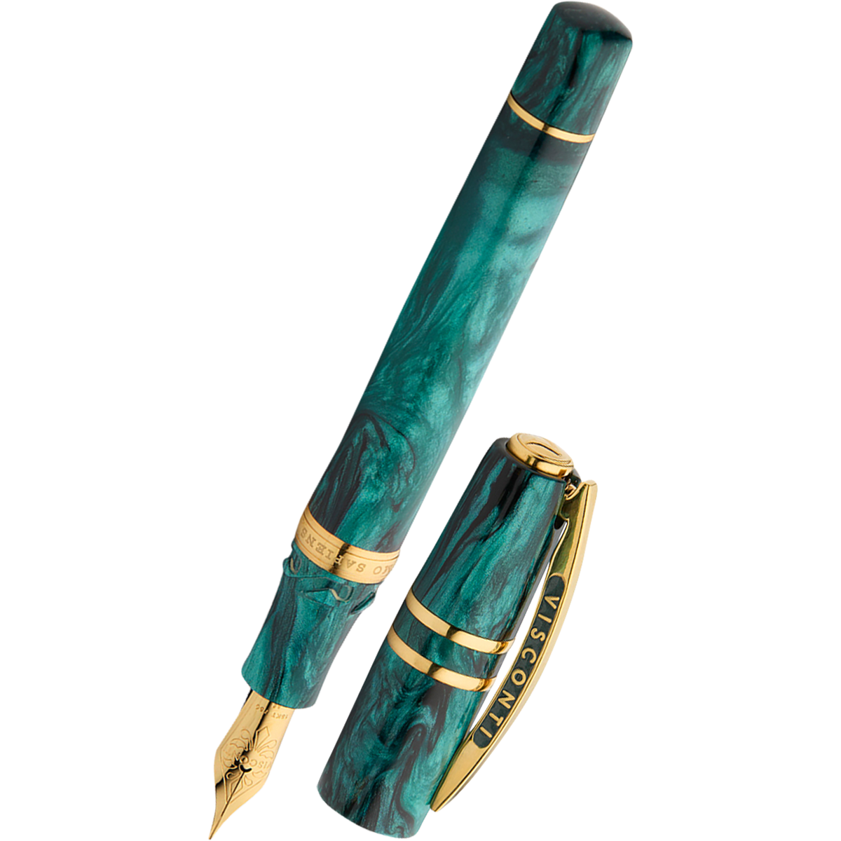 Visconti Homo Sapiens Fountain Pen - Dark Emerald - 18k Nib (Limited Edition)-Pen Boutique Ltd