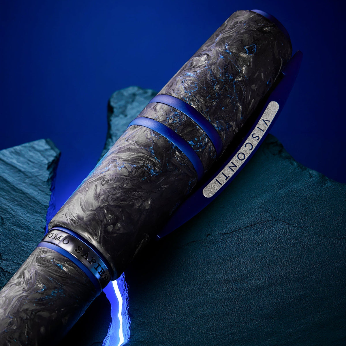 Visconti Homo Sapiens Rollerball Pen - Carbon Abyssus (Limited Edition)-Pen Boutique Ltd