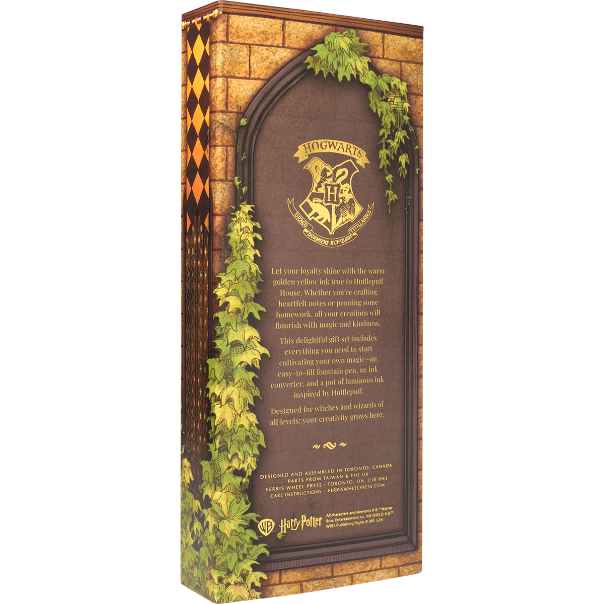 WB x Ferris Wheel Press Carousel Writing Set - Harry Potter Houses of Hogwarts: Hufflepuff - 2541-Pen Boutique Ltd