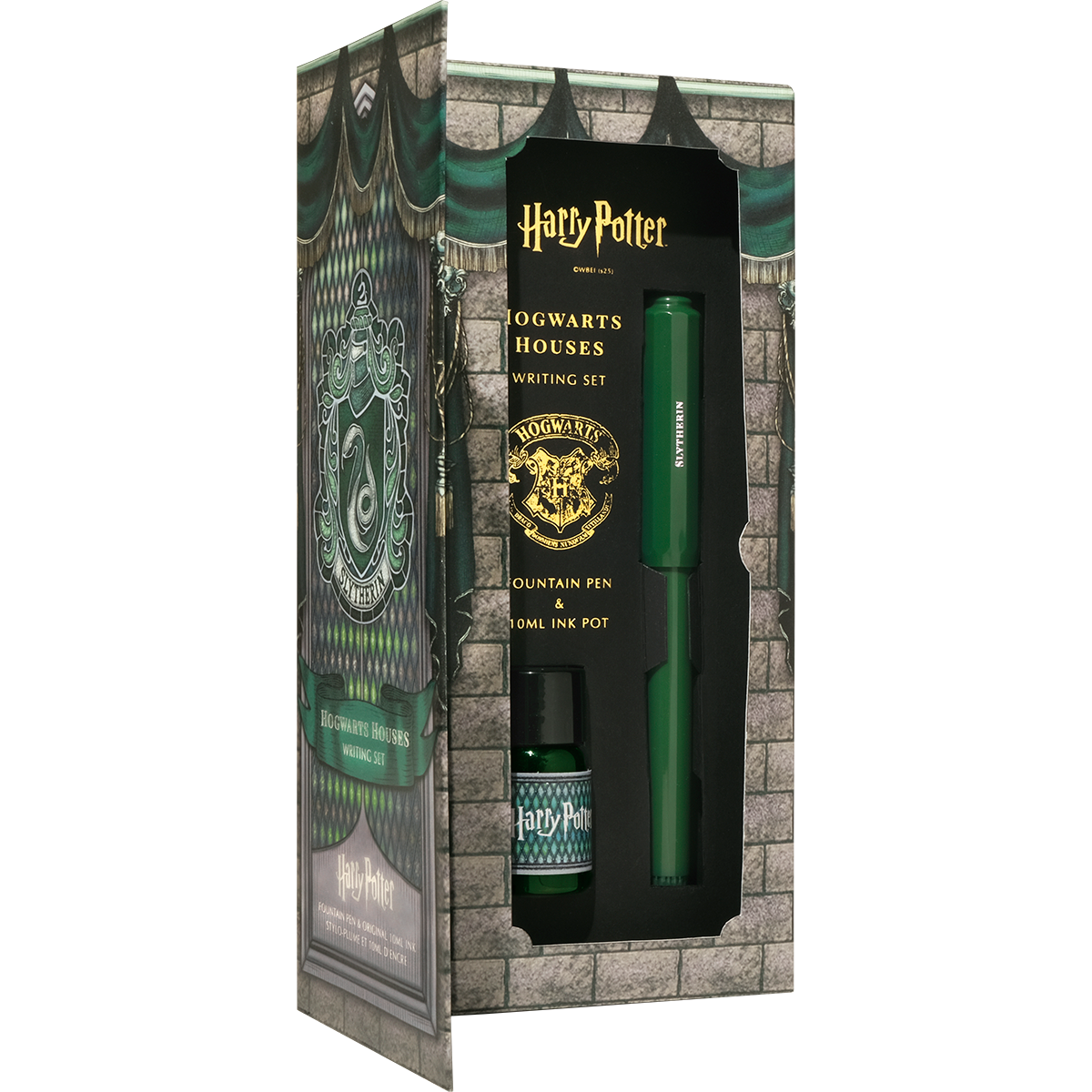 WB x Ferris Wheel Press Carousel Writing Set - Harry Potter Houses of Hogwarts: Slytherin - 2539-Pen Boutique Ltd