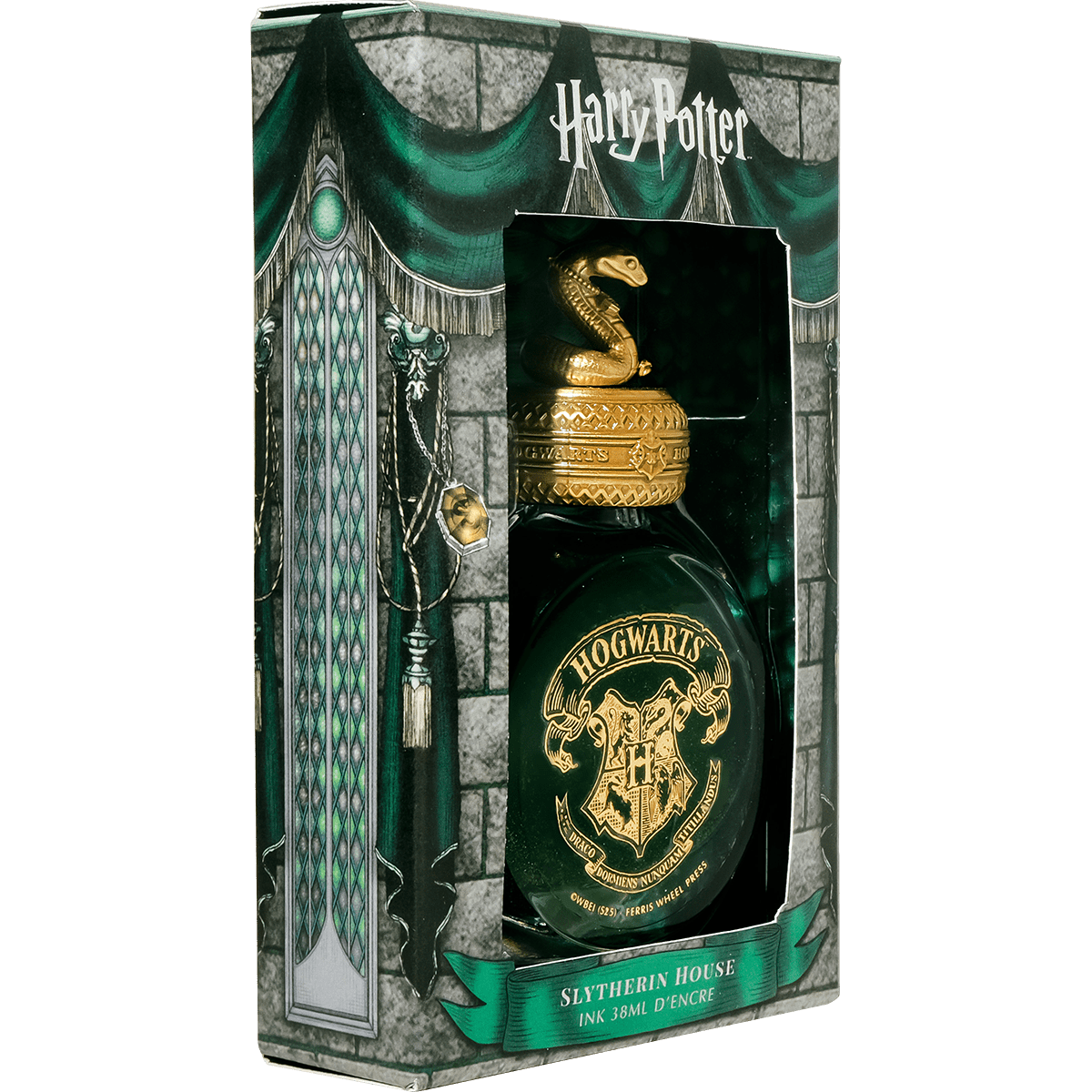 Ferris Wheel Press x WB Ink Bottle - Harry Potter Slytherin House - 2539 - 38ml - Pen Boutique Ltd