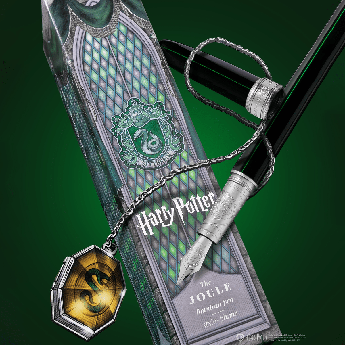 Ferris Wheel Press x WB Joule Fountain Pen - Harry Potter Slytherin - Pen Boutique Ltd