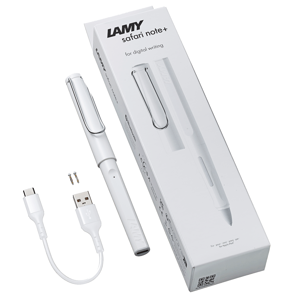 Lamy Safari Note + Stylus Pen - White (Gloss) - Pen Boutique Ltd
