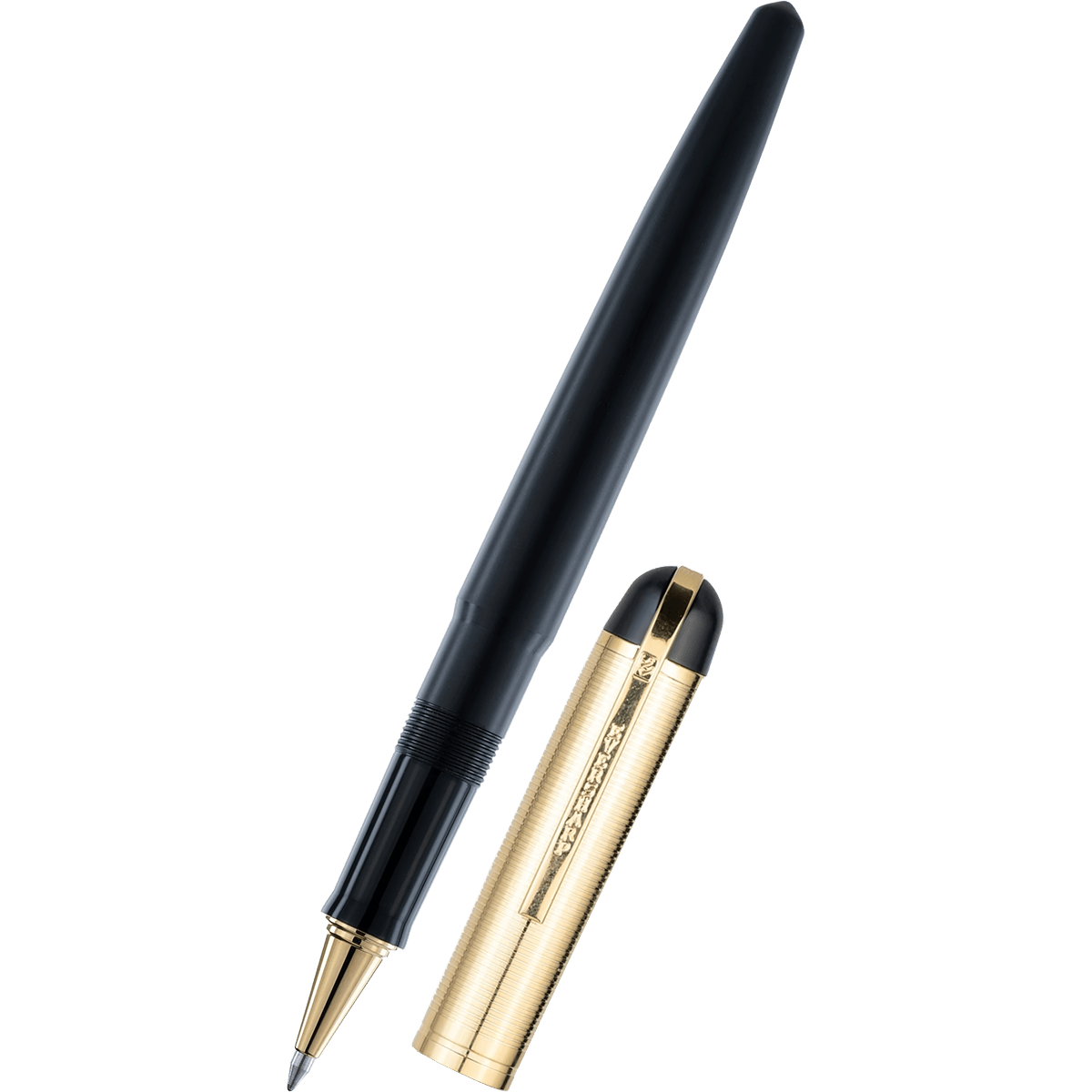 Wahl-Eversharp Skyline Rollerball Pen - Black - Gold Trim - Pen Boutique Ltd
