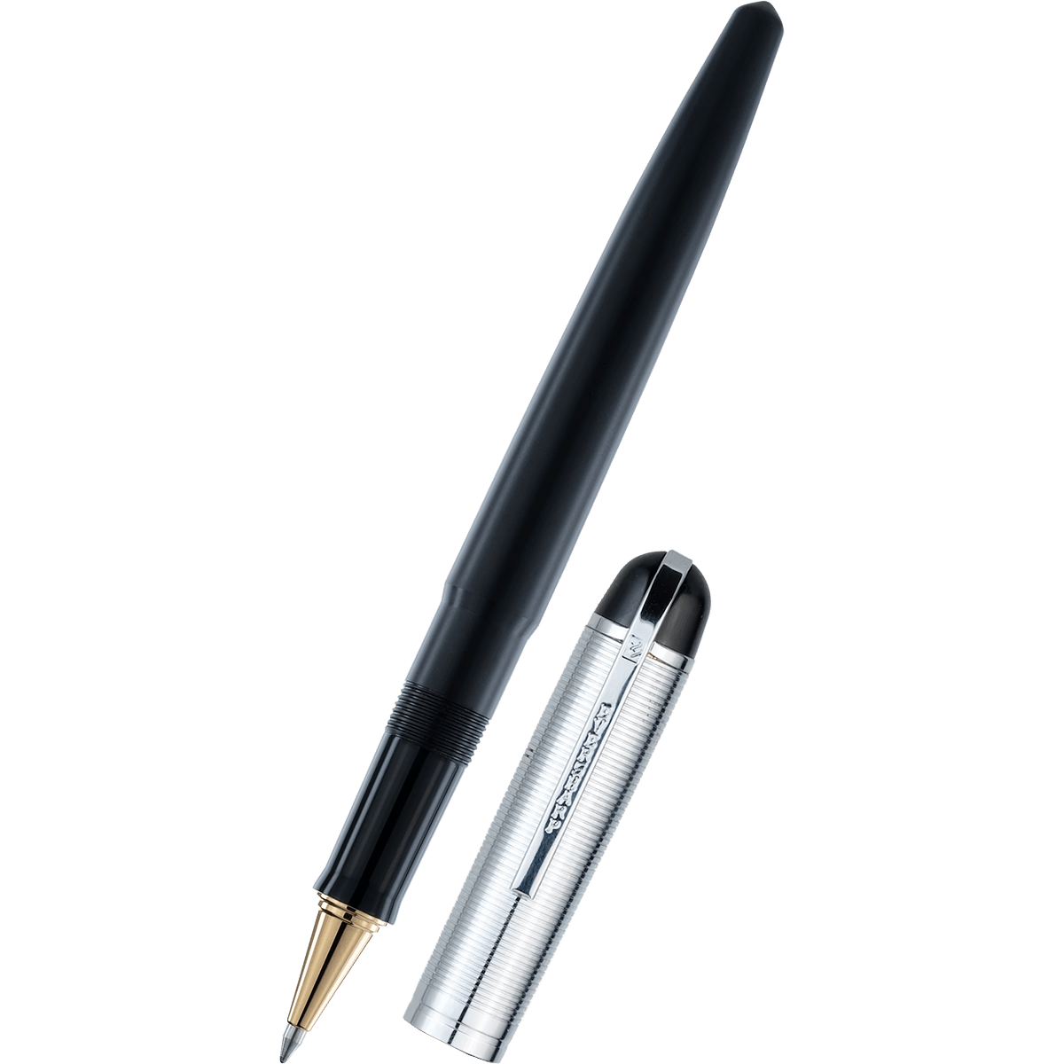 Wahl-Eversharp Skyline Rollerball Pen - Black - Silver Trim - Pen Boutique Ltd