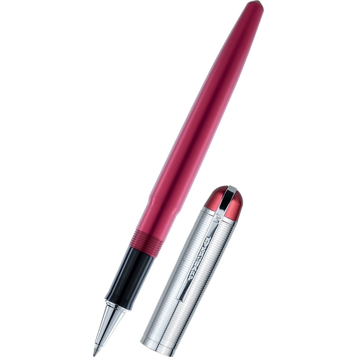 Wahl-Eversharp Skyline Rollerball Pen - Red - Silver Trim - Pen Boutique Ltd