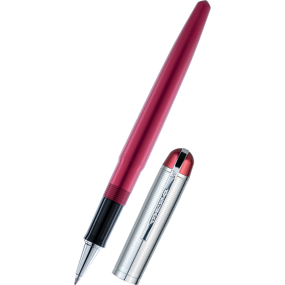 Wahl-Eversharp Skyline Rollerball Pen - Red - Silver Trim