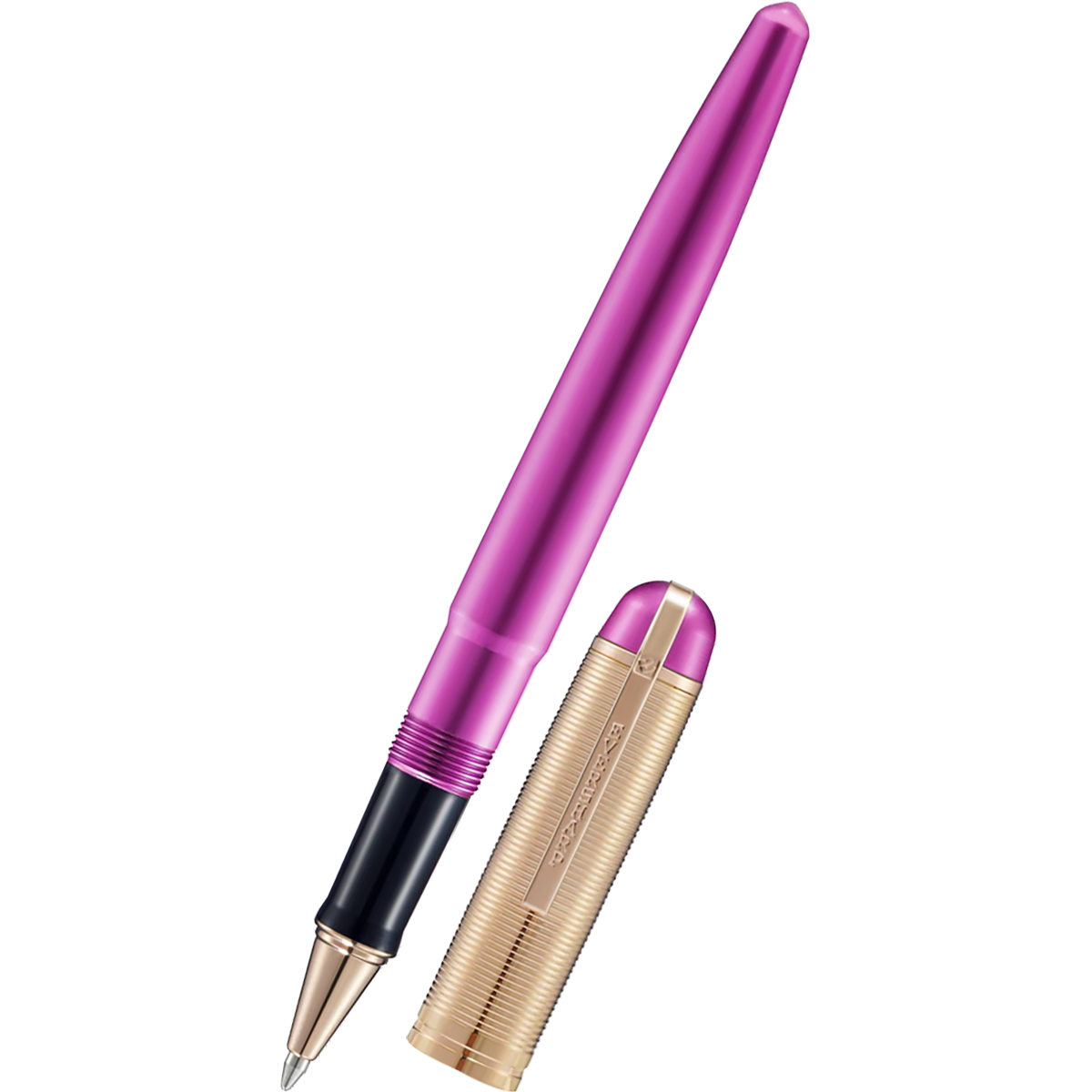 Wahl-Eversharp Skyline Rollerball Pen - Royal Purple - Rose Gold Trim