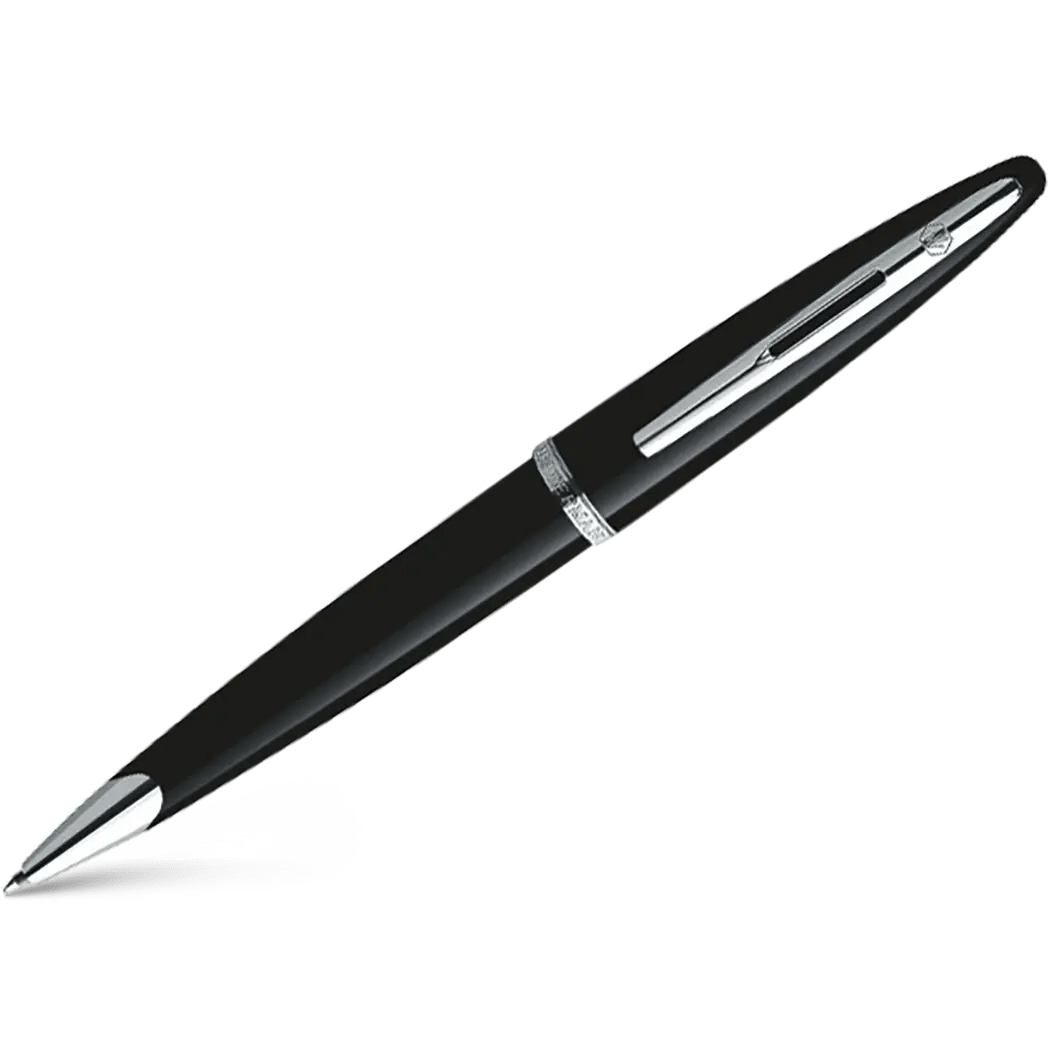 Waterman Carene Ballpoint - Black Sea - Silver Trim - Pen Boutique Ltd