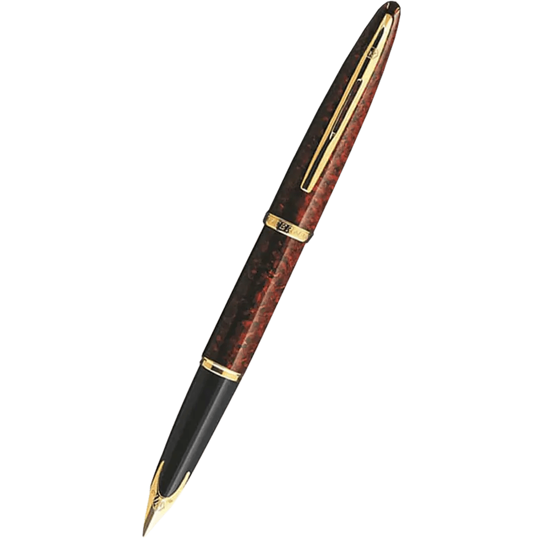 Waterman Carene Fountain Pen - Marine Amber - Gold Trim - Pen Boutique Ltd