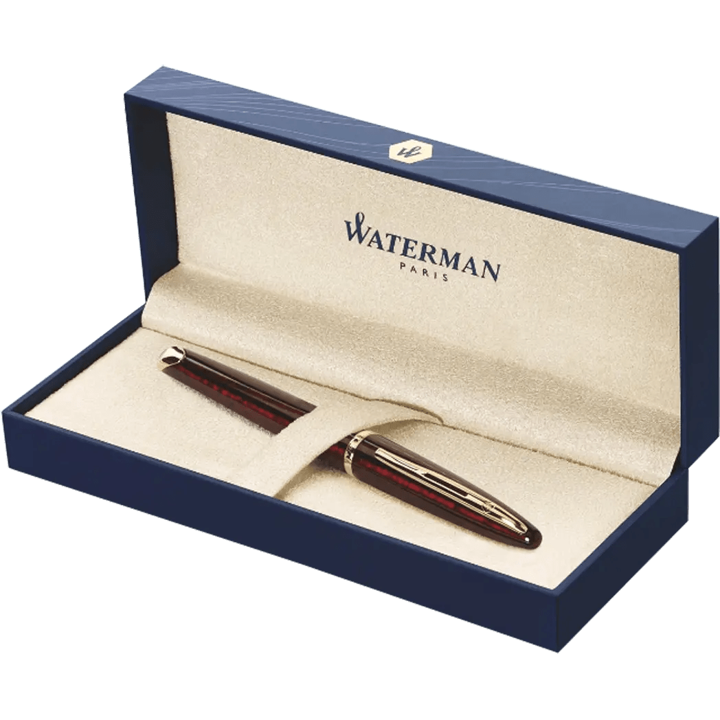 Waterman Carene Fountain Pen - Marine Amber - Gold Trim - Pen Boutique Ltd