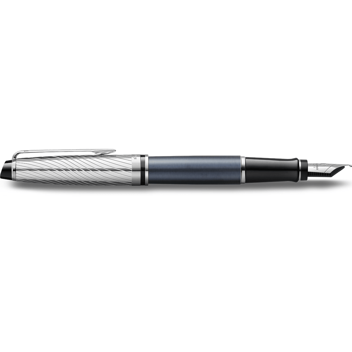 Waterman Expert Fountain Pen - Metallic Stone Grey (Deluxe)-Pen Boutique Ltd