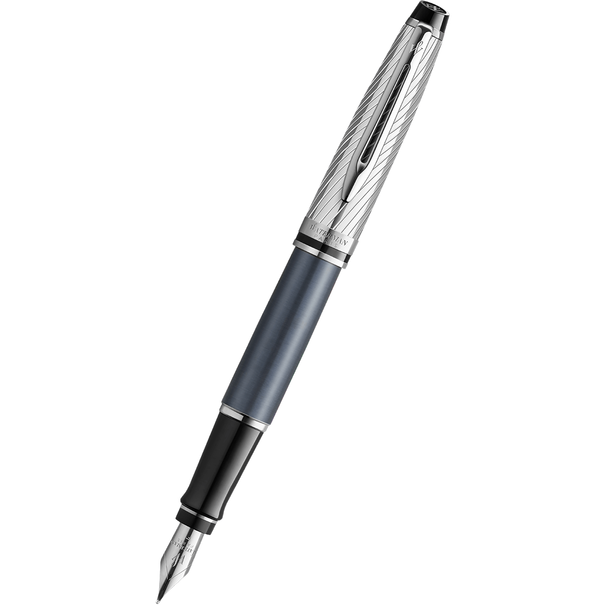 Waterman Expert Fountain Pen - Metallic Stone Grey (Deluxe)-Pen Boutique Ltd