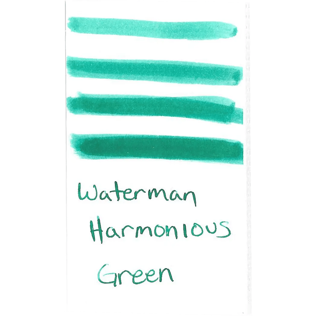 Waterman Bottled Ink - Harmonious Green - 50ml - Pen Boutique Ltd
