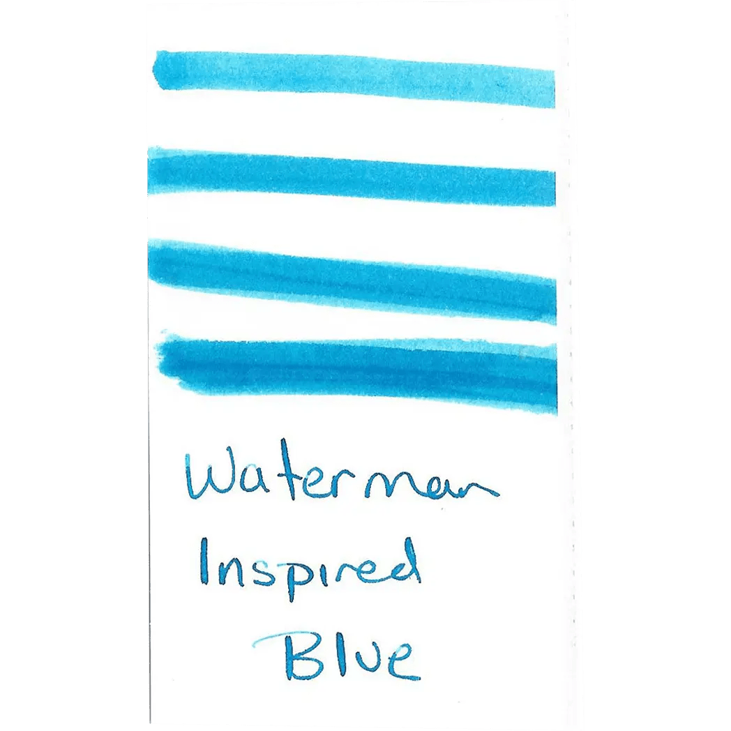 Waterman Bottled Ink - Inspired Blue - 50ml - Pen Boutique Ltd
