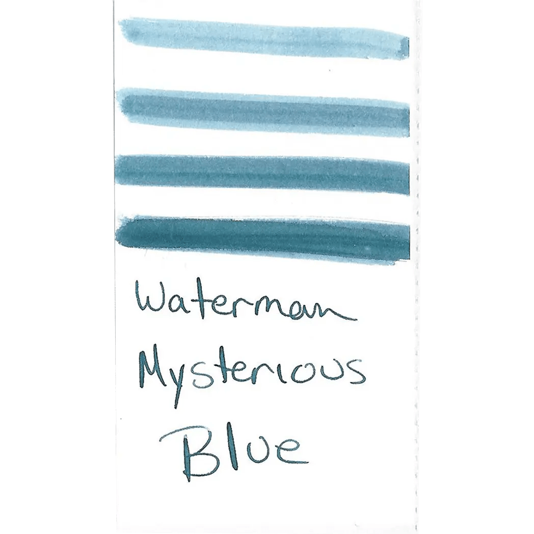 Waterman Bottled Ink - Mysterious Blue - 50ml - Pen Boutique Ltd