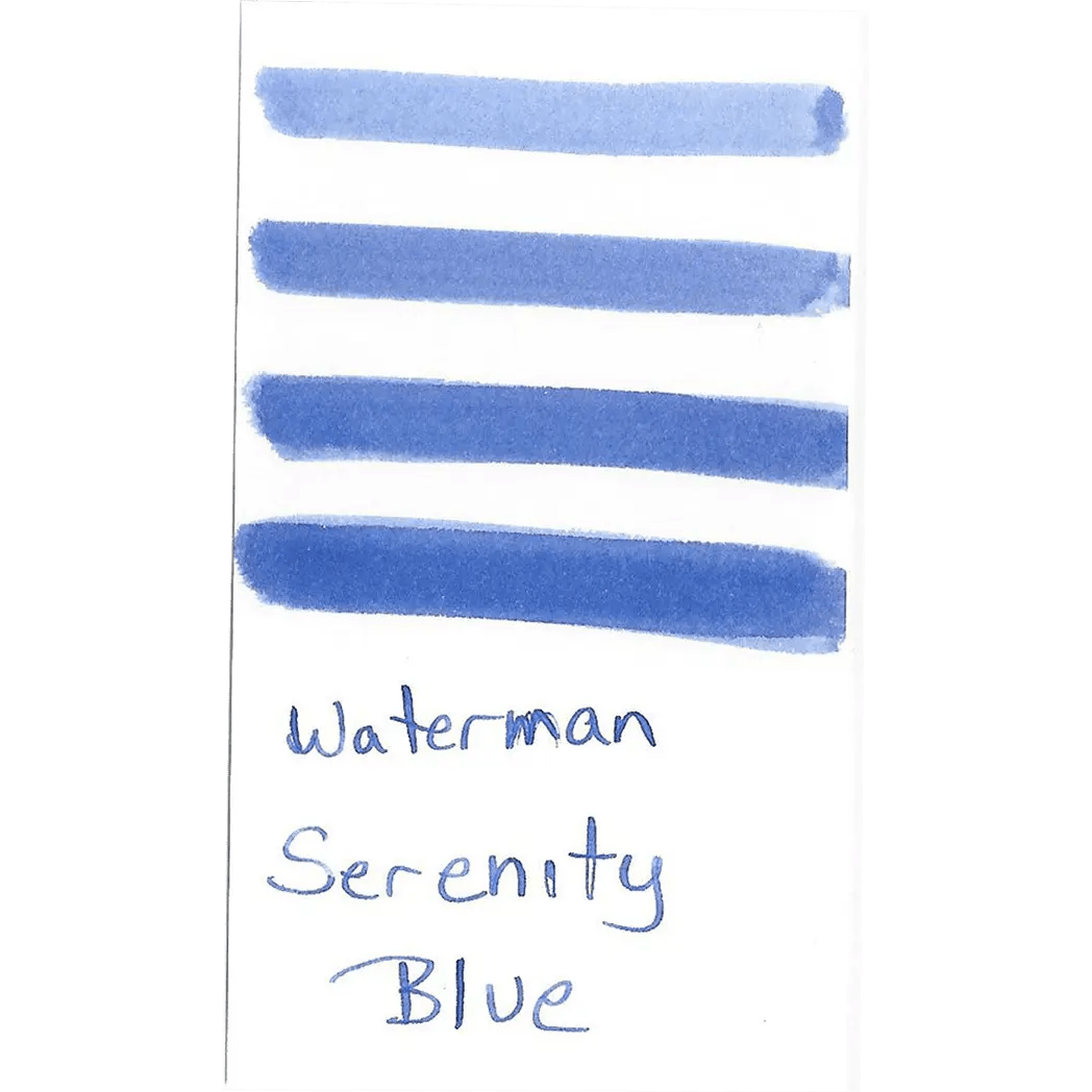 Waterman Bottled Ink - Serenity Blue - 50ml - Pen Boutique Ltd