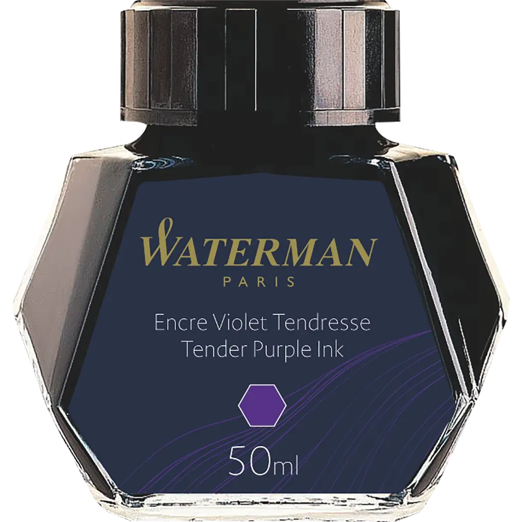 Waterman Tender Purple - 50ml Bottled Ink-Pen Boutique Ltd