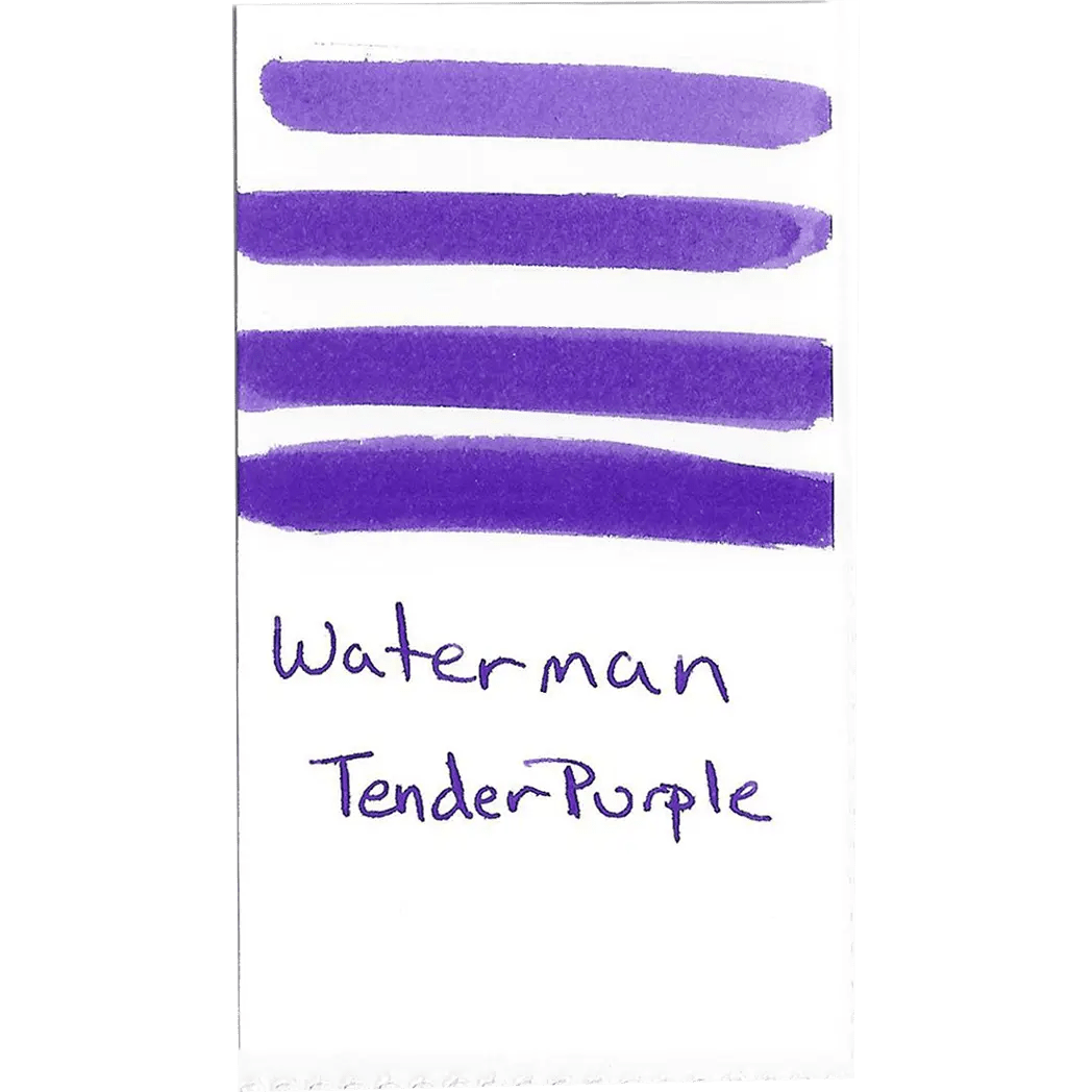 Waterman Bottled Ink - Tender Purple - 50ml - Pen Boutique Ltd