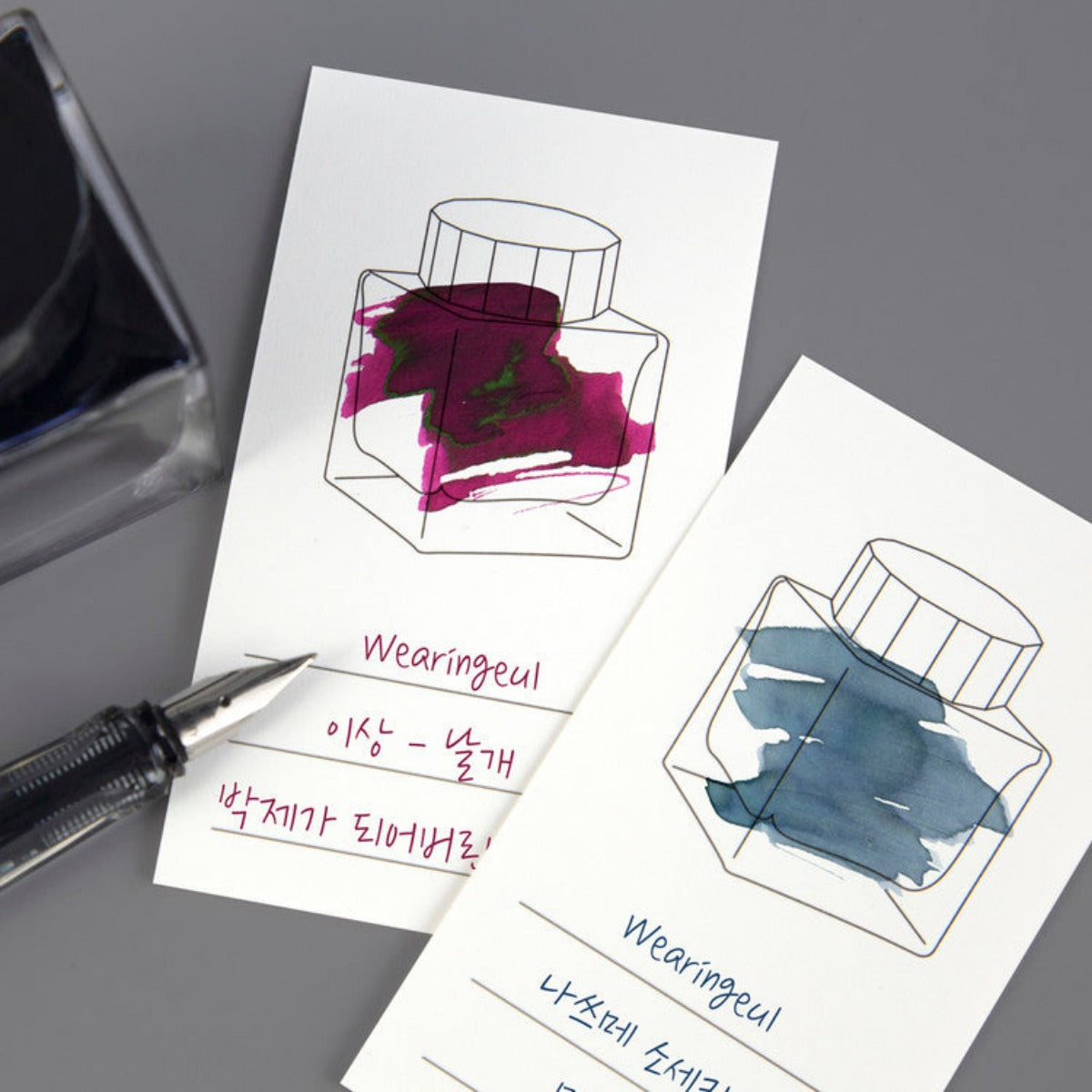 Wearingeul Ink Color Chart Card Vertical Wearingeul