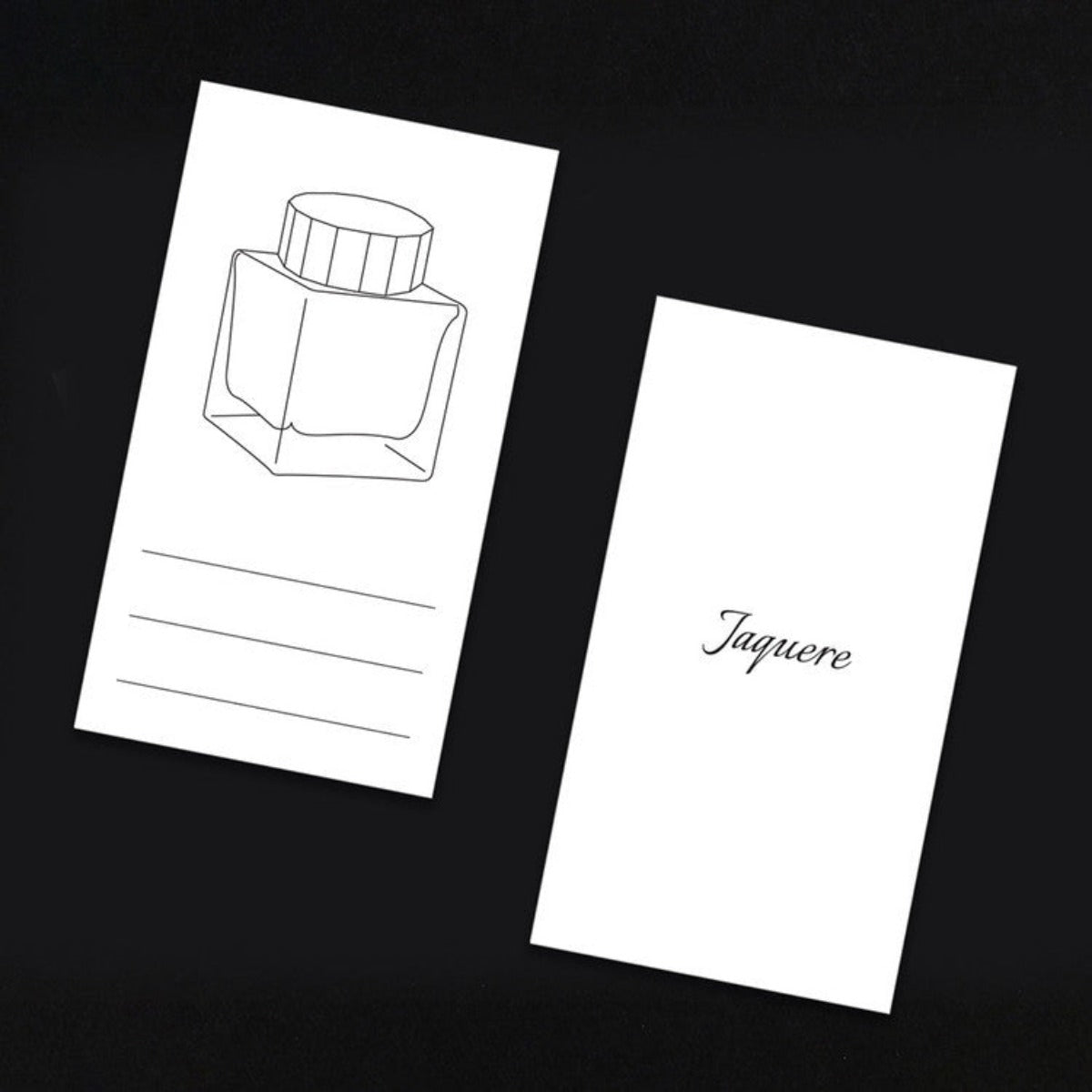 Wearingeul Ink Color Chart Card Vertical Wearingeul