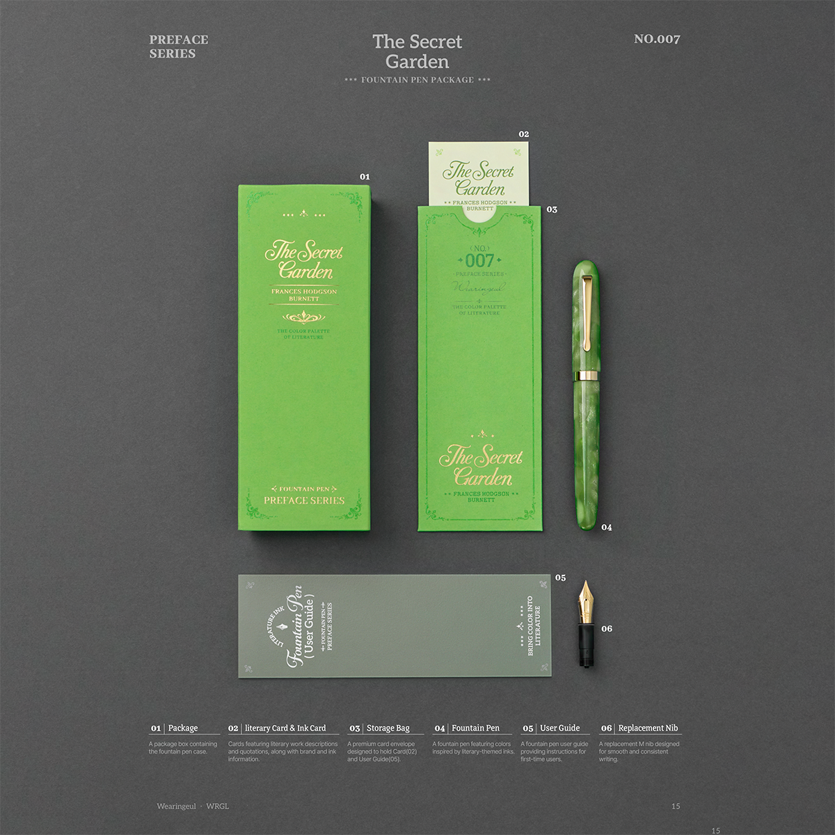 Wearingeul The Preface Fountain Pen - The Secret Garden Literature Series No. 007-Pen Boutique Ltd