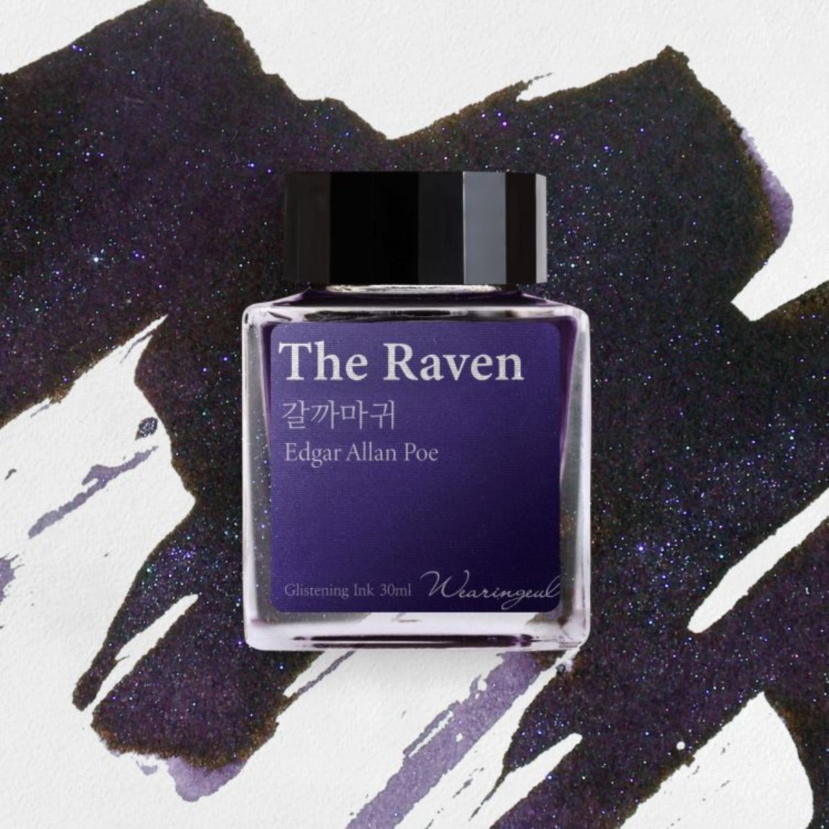 Wearingeul The Color of Literature Ink Bottle - The Raven - 30ml - Pen Boutique Ltd