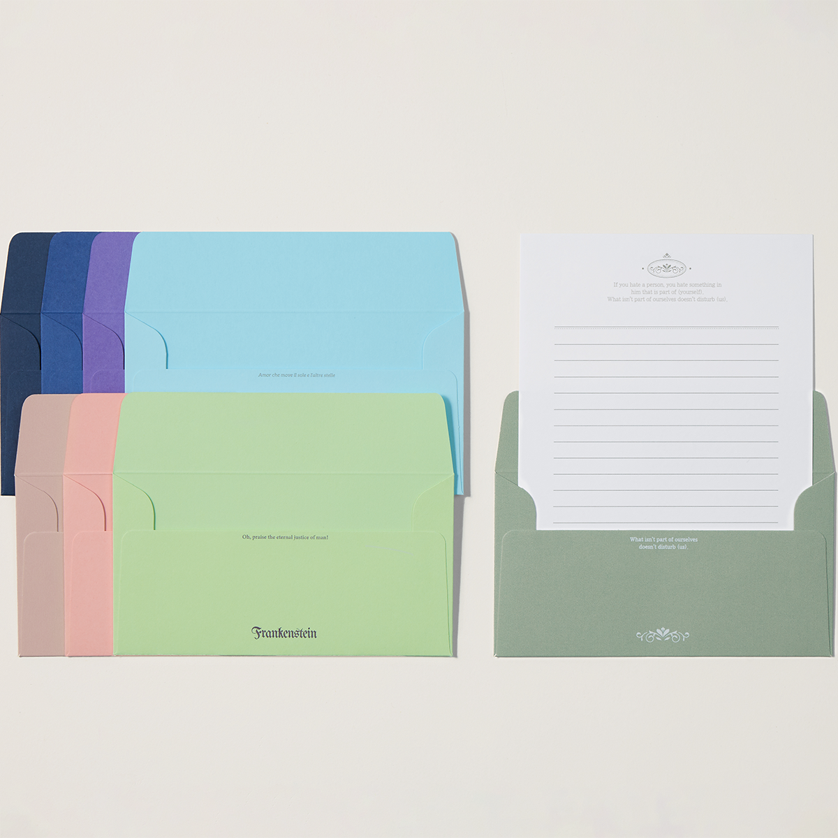Wearingeul World Literature Letter Set – B6 Reservoir Paper Letter Writing Set-Pen Boutique Ltd